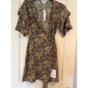 Topshop BELL SLEEVE ANGEL MINI DRESS